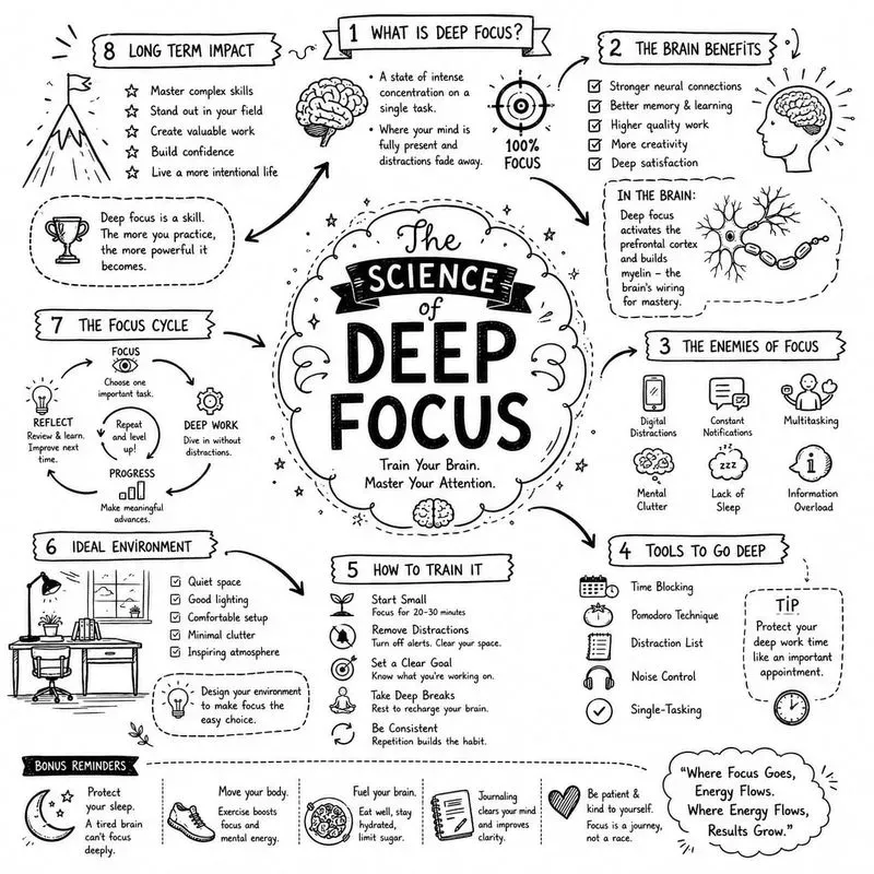 Doodle Productivity Infographic Creators