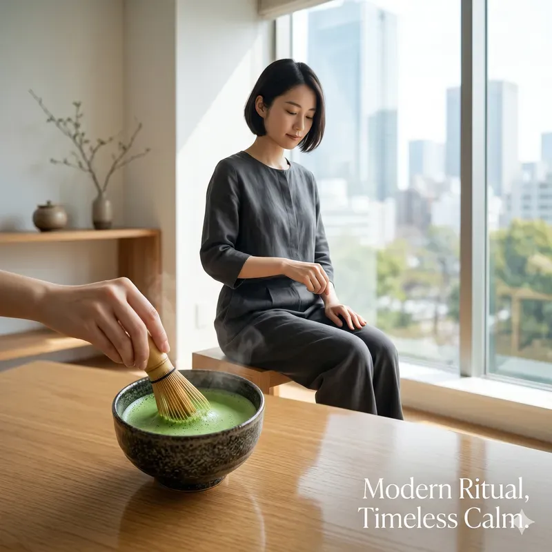 Japanese Matcha Tea Product Adverts