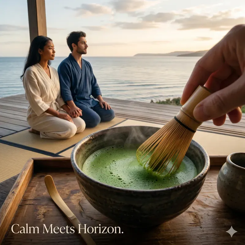 Japanese Matcha Tea Product Adverts
