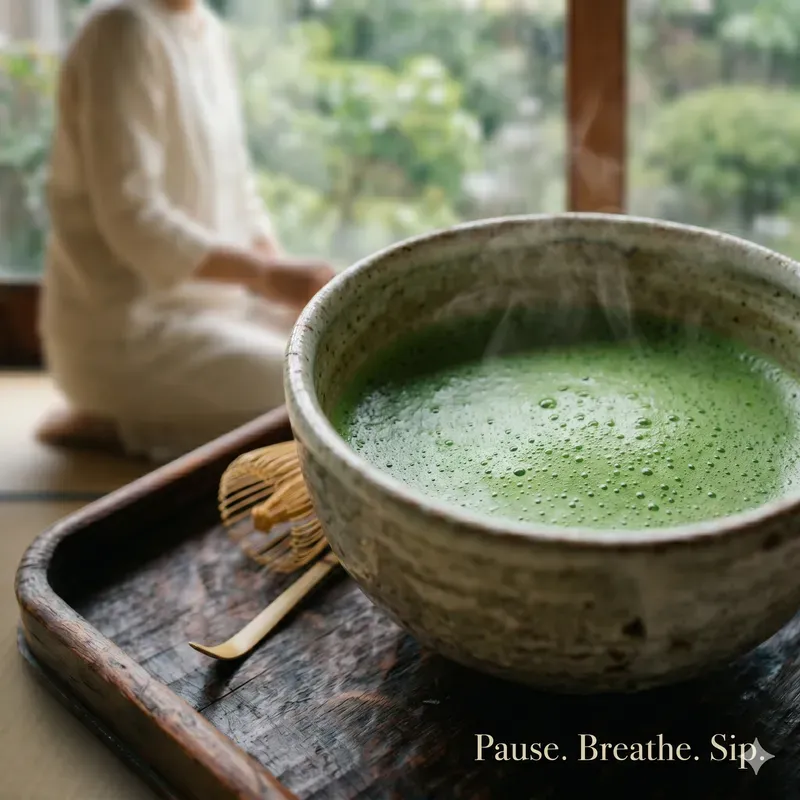 Japanese Matcha Tea Product Adverts