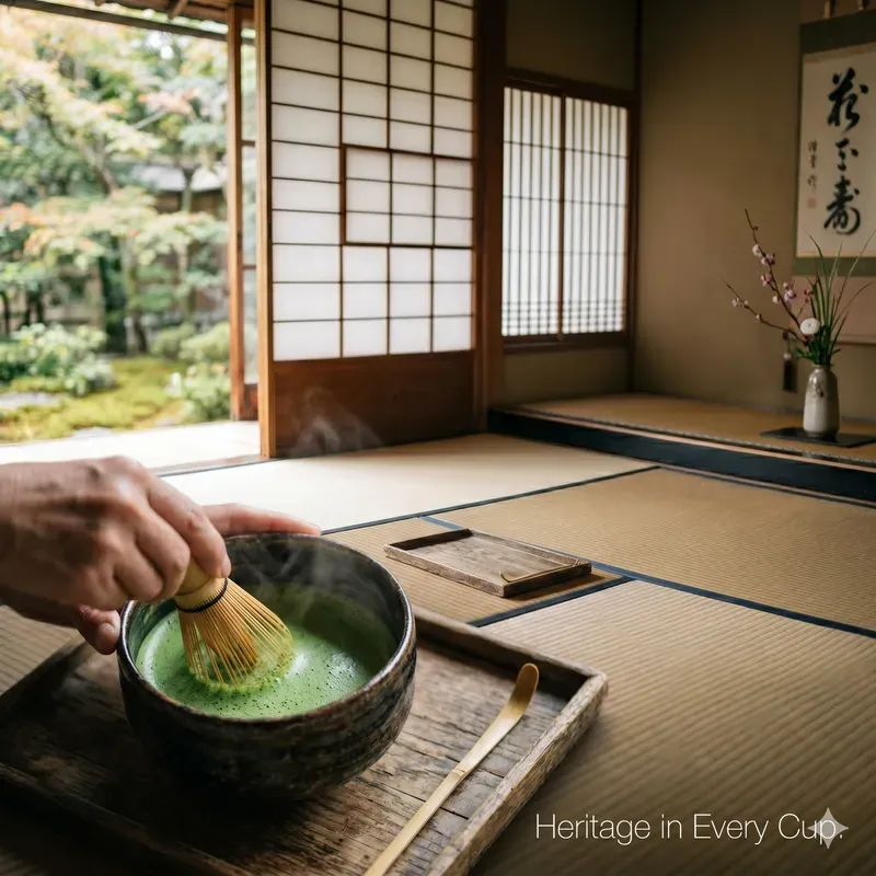 Japanese Matcha Tea Product Adverts