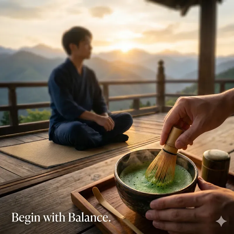 Japanese Matcha Tea Product Adverts