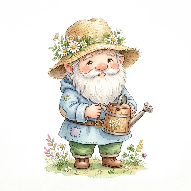 Whimsical Watercolor Gnome Creators