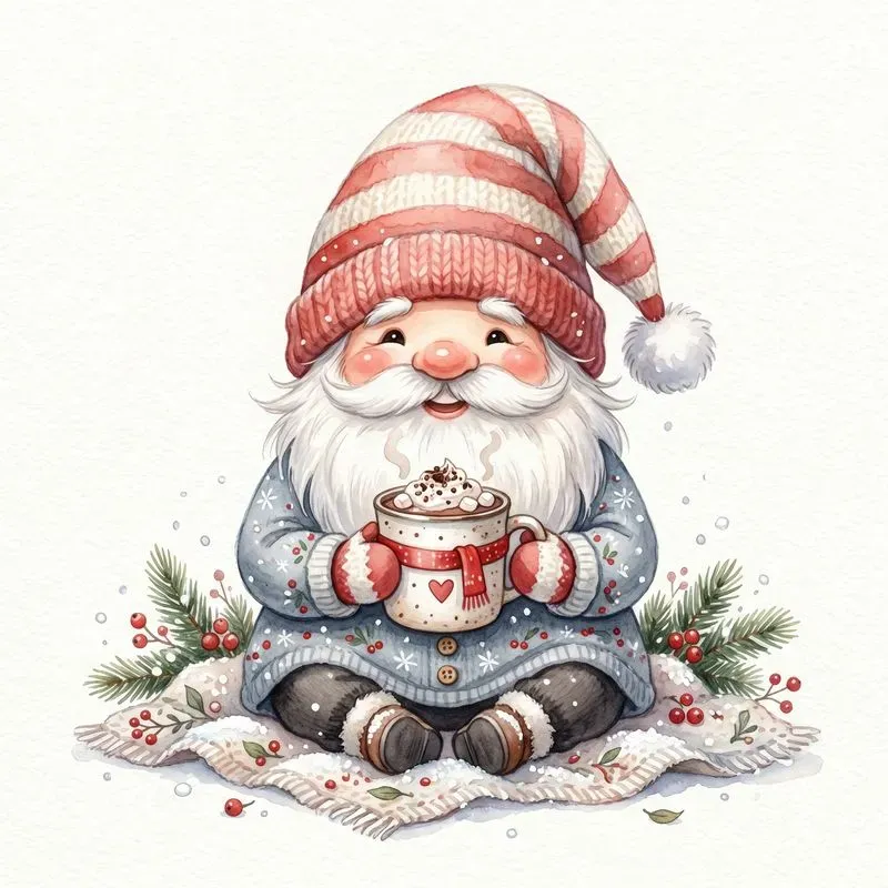 Whimsical Watercolor Gnome Creators