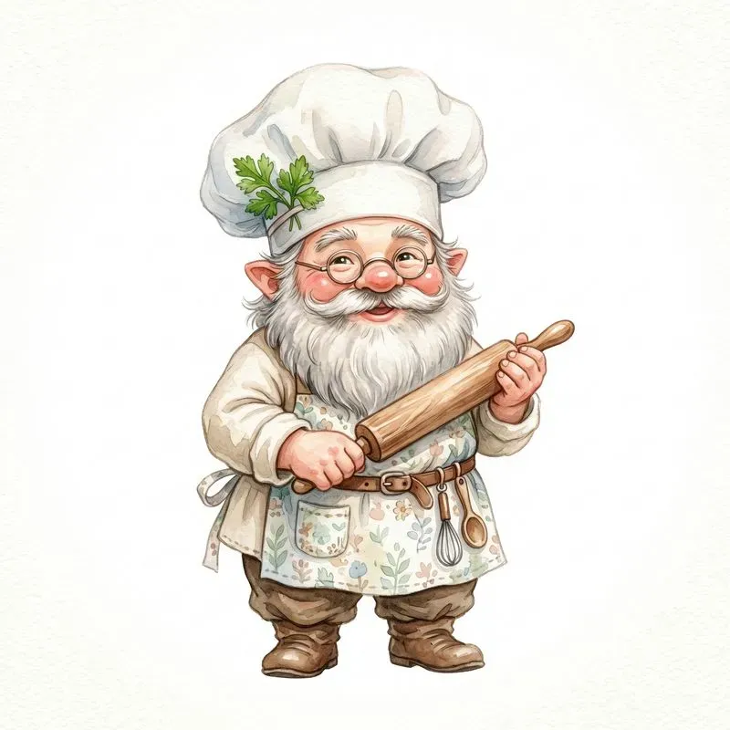 Whimsical Watercolor Gnome Creators