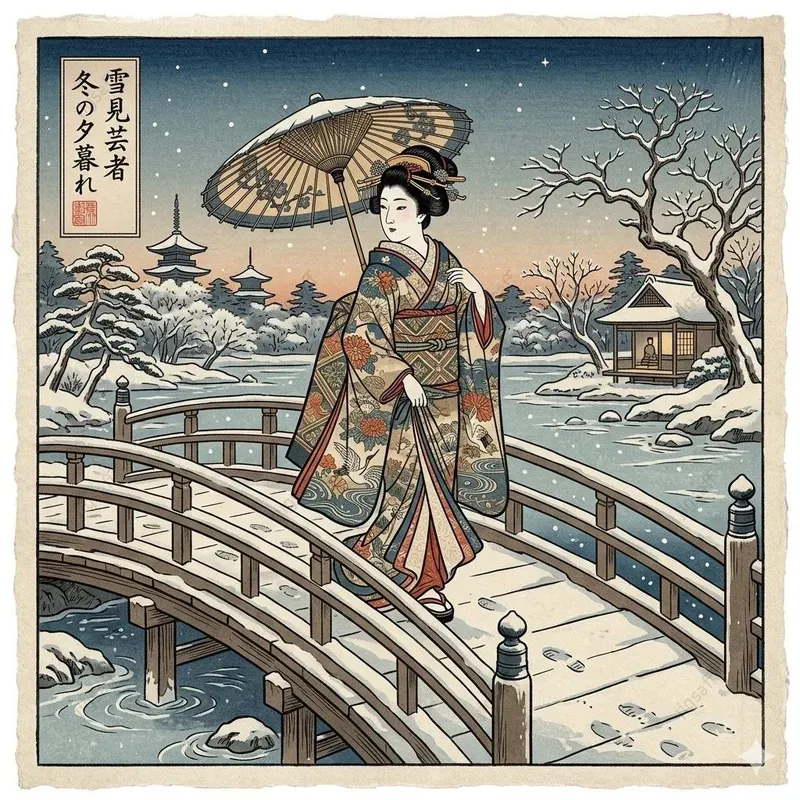 Traditional Ukiyoe Woodblock Prints