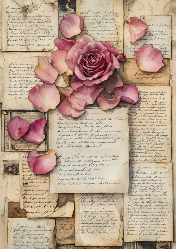 Victorian Romance Junk Journal Pages