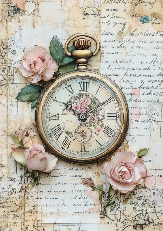 Victorian Romance Junk Journal Pages