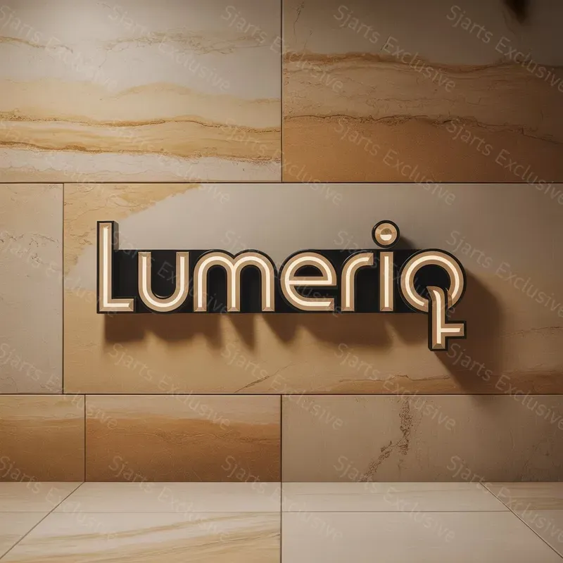 Luxury Minimalist 3D Logos