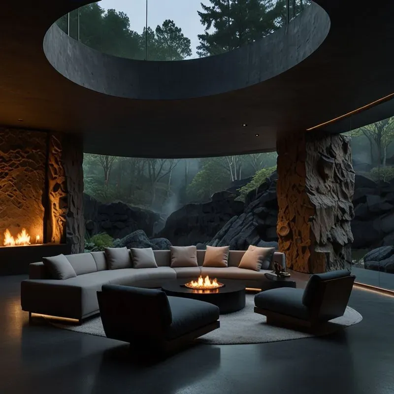 Biomimetic Cave Cliff Architectures Ai