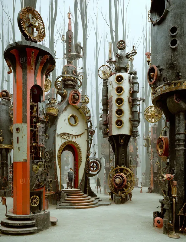 Dark Surreal Steampunk Wonderlands
