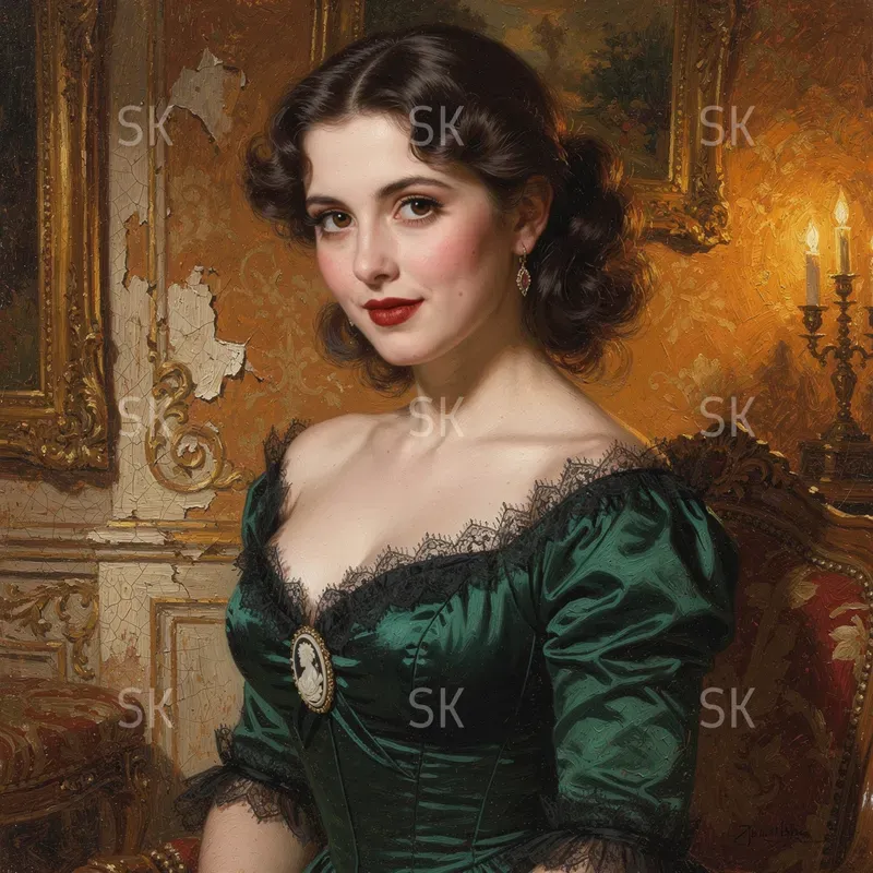Cinematic Oil Painting Portraits