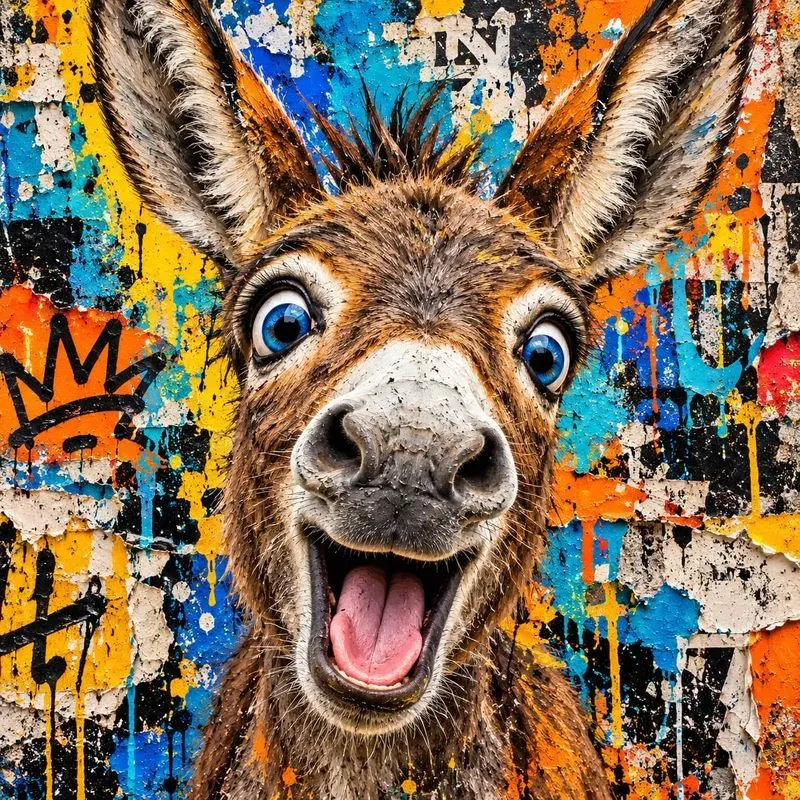 Urban Animal Graffiti Portraits