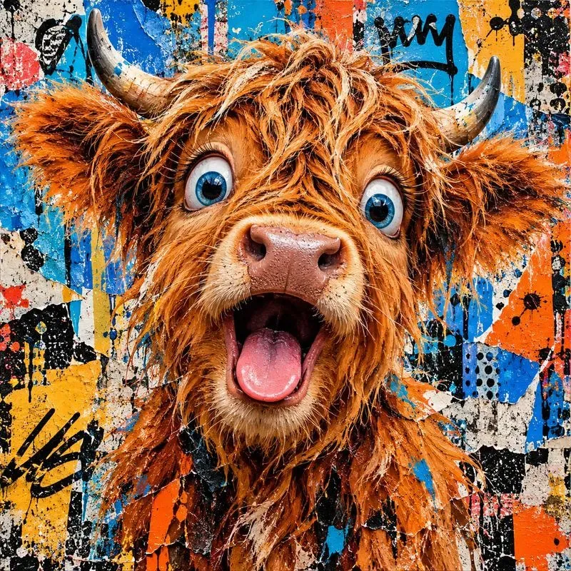 Urban Animal Graffiti Portraits
