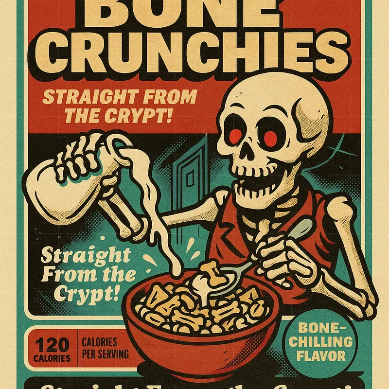 Halloween Horror Cereal Boxes