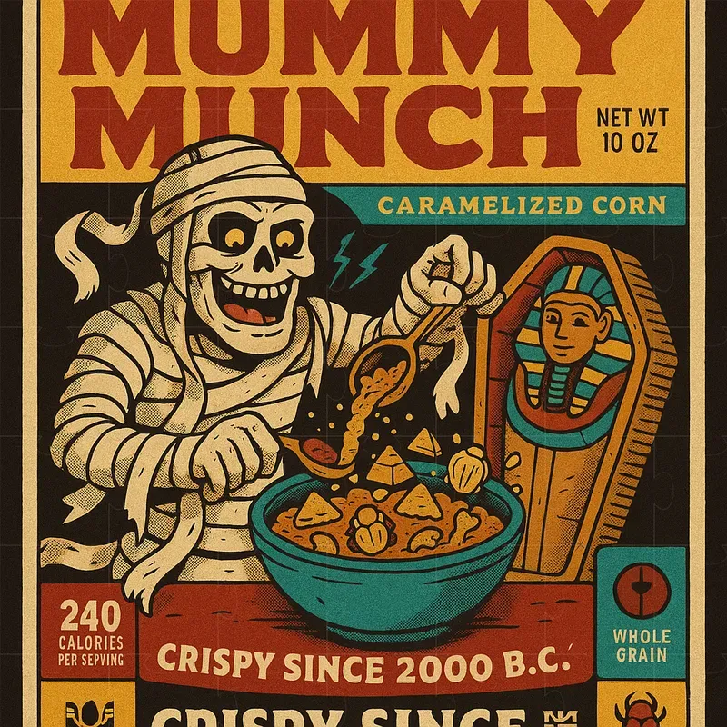 Halloween Horror Cereal Boxes
