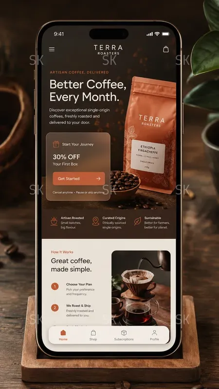 E Commerce Landing Page UI Generator