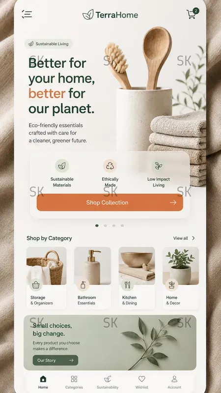 E Commerce Landing Page UI Generator