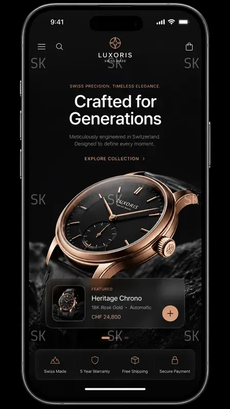 E Commerce Landing Page UI Generator