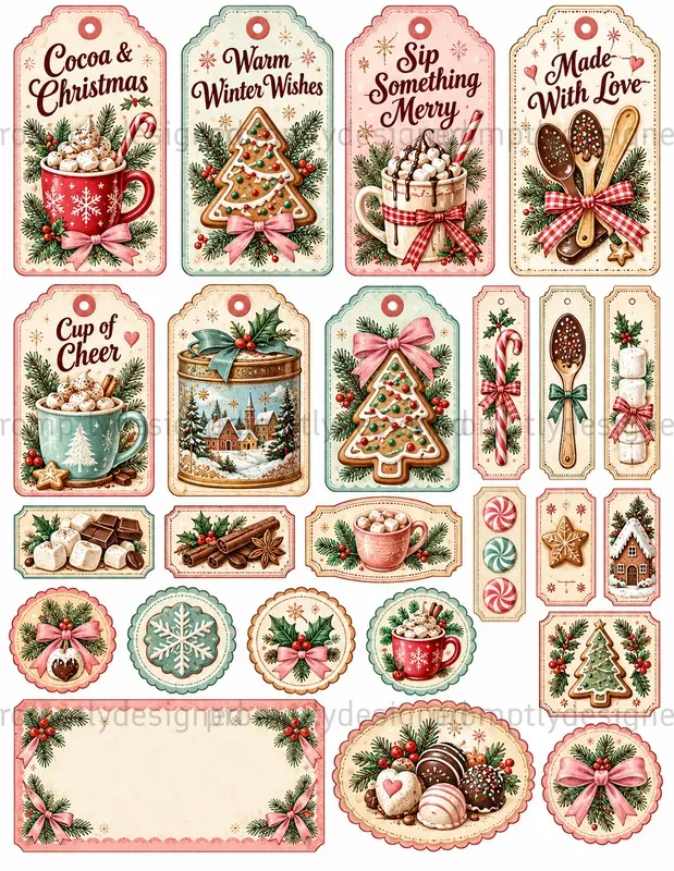 Sweet Shop Christmas Ephemera