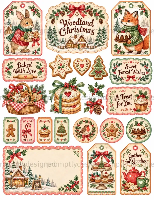 Sweet Shop Christmas Ephemera
