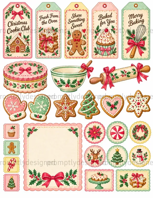 Sweet Shop Christmas Ephemera