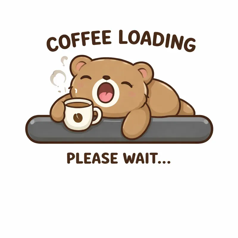 Cute Animal Loading Bar Mood Cartoons
