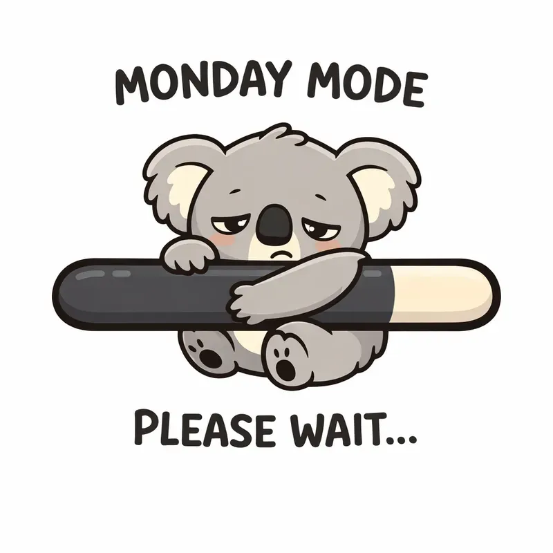 Cute Animal Loading Bar Mood Cartoons
