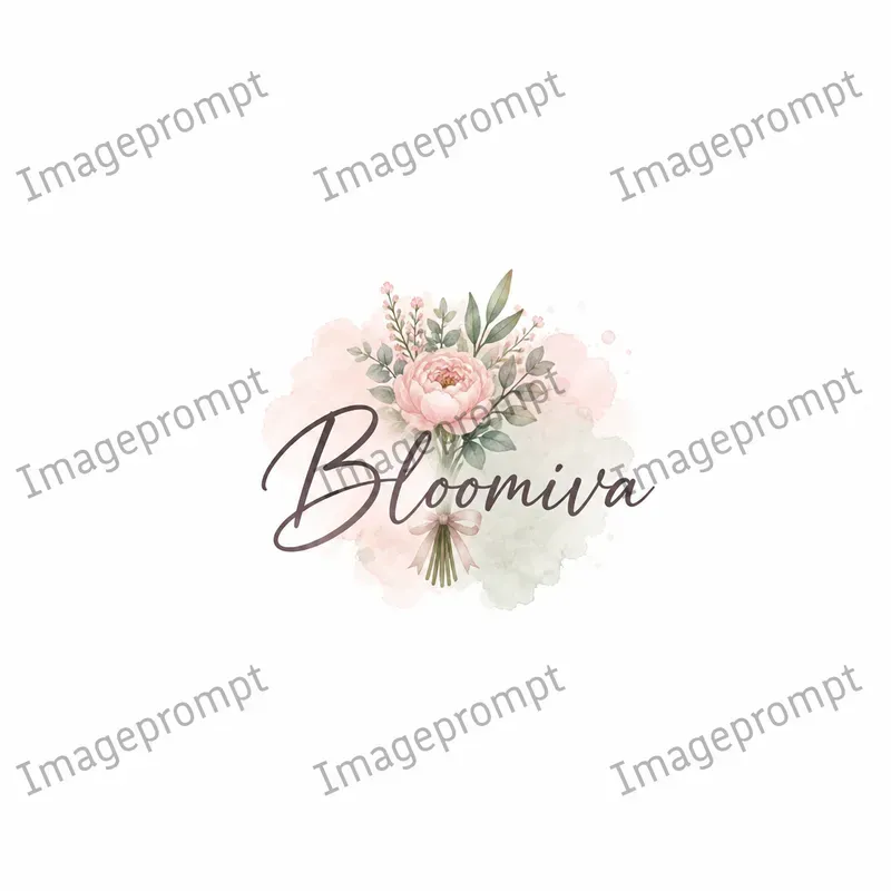 Minimal Watercolor Brand Logos