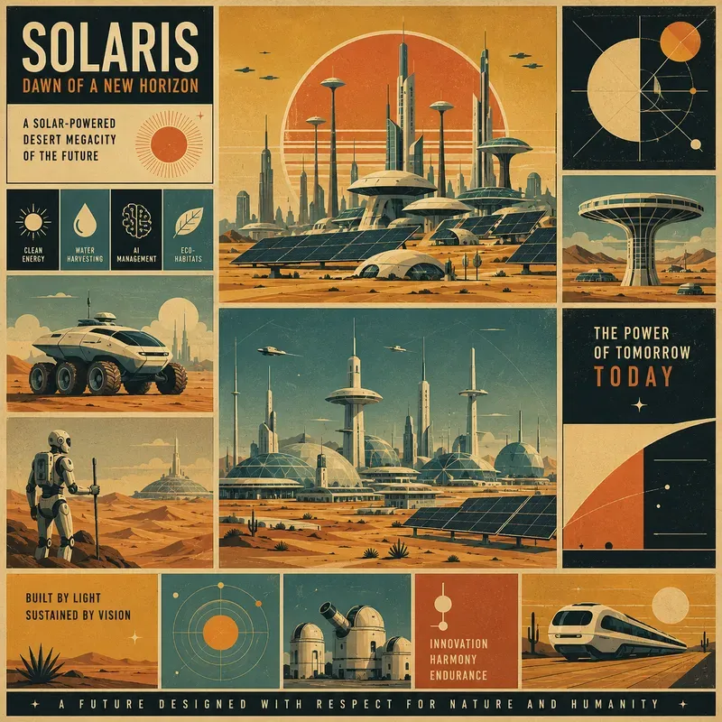 Retro Scifi Grid Posters