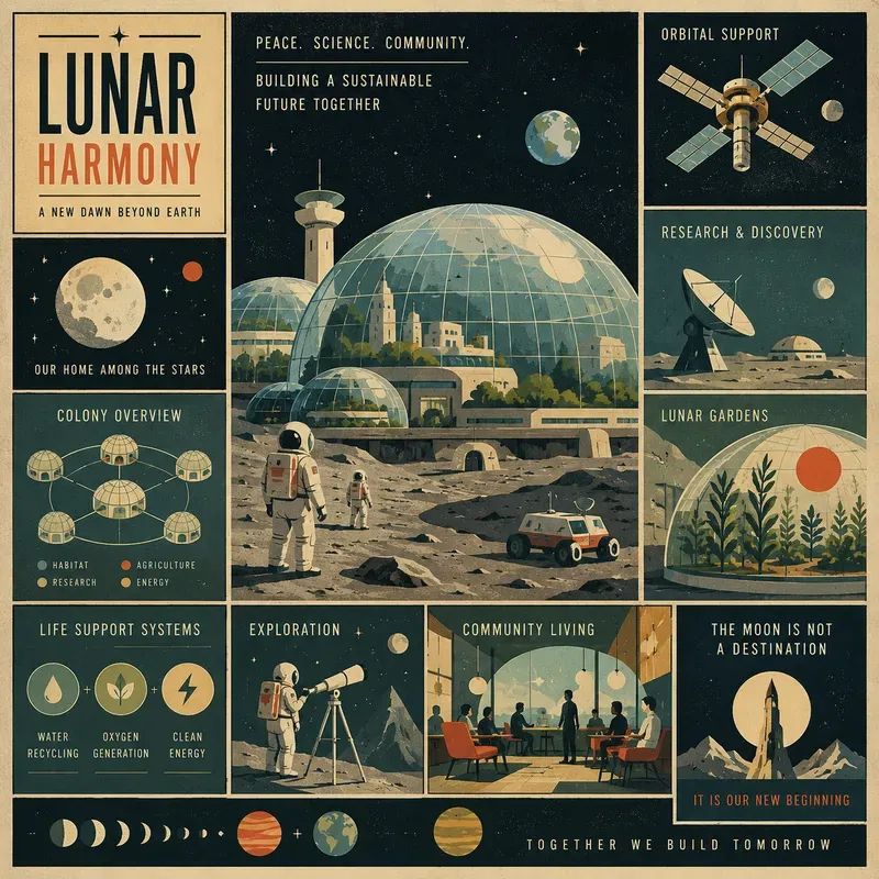 Retro Scifi Grid Posters