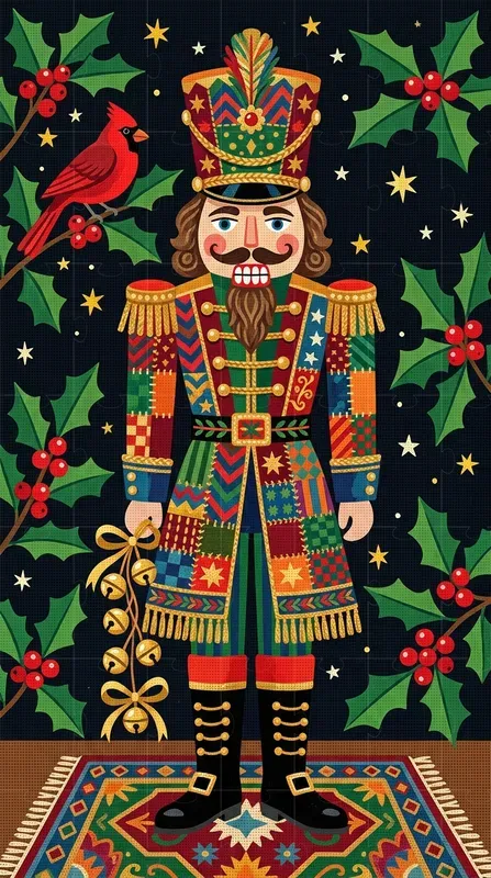 Christmas Needlepoint Characters