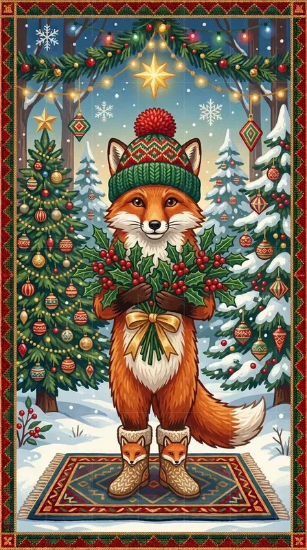 Christmas Needlepoint Characters