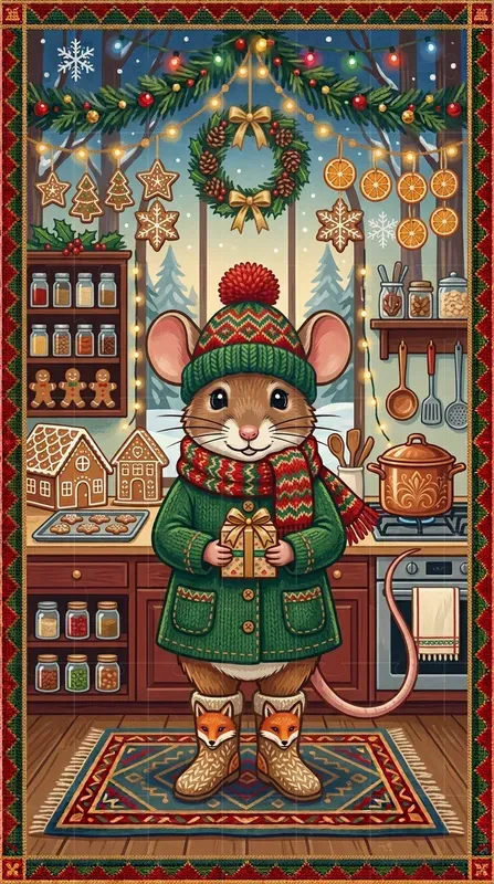 Christmas Needlepoint Characters