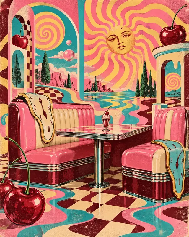 Psychedelic Kitsch Mashups