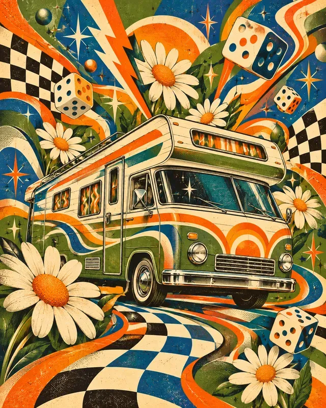 Psychedelic Kitsch Mashups