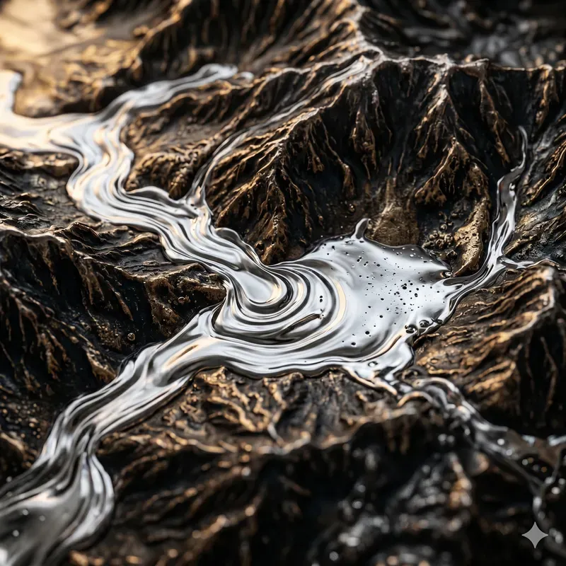 Abstract Material Macro Worlds