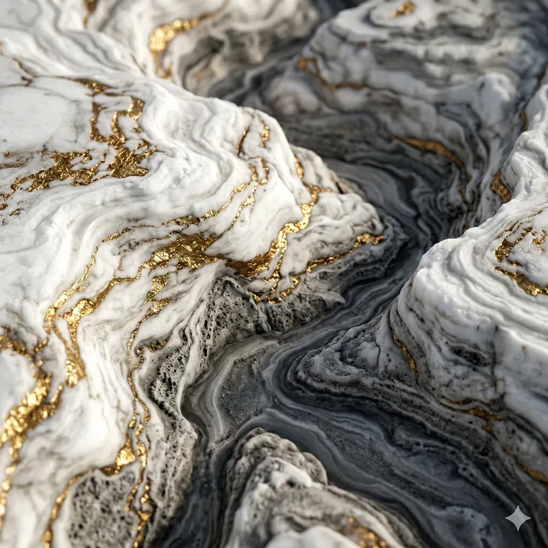 Abstract Material Macro Worlds