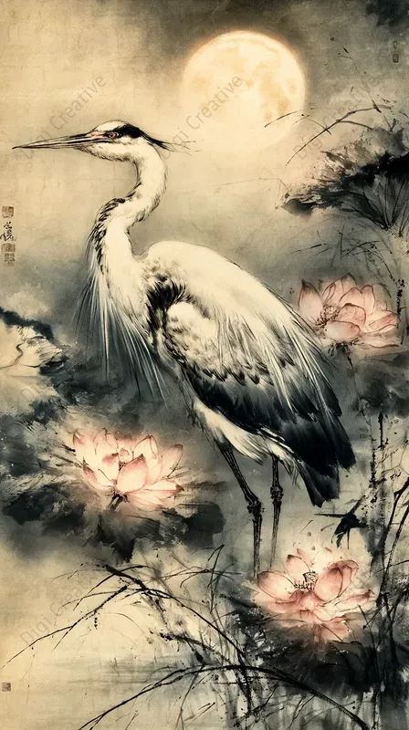 Traditional Chinese Ink Wash Art