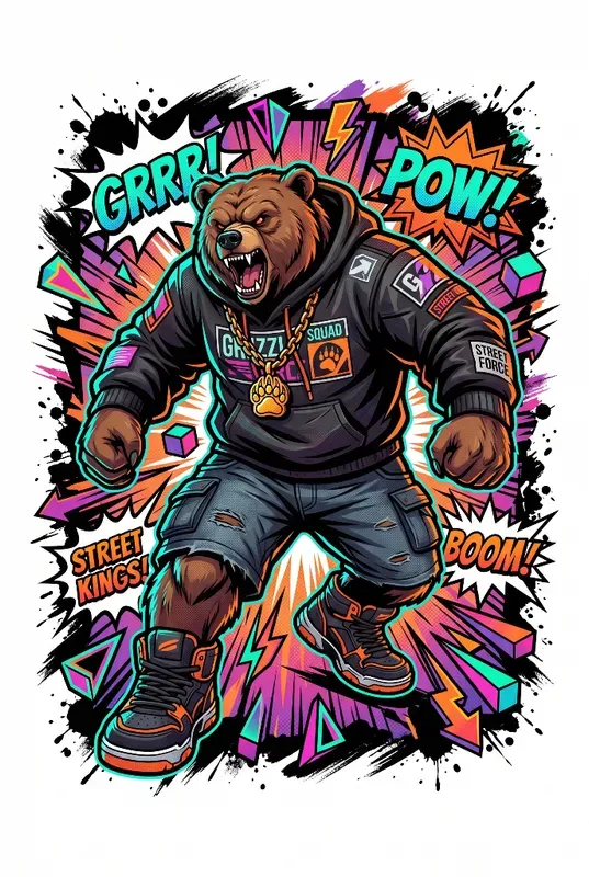 Cartoon Vector Tshirt Design Art