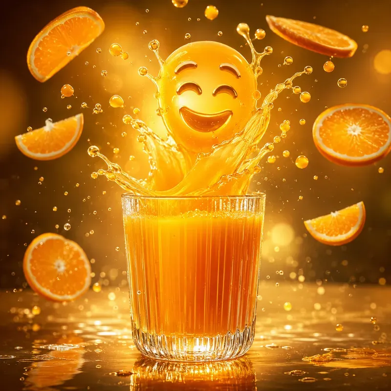 Juice Splash Emoji Ads