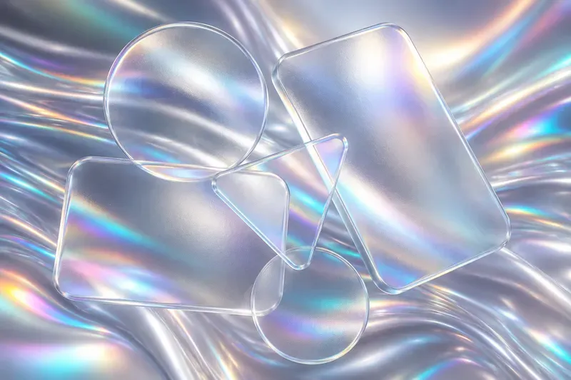 3D Glassmorphism Liquid Backgrounds
