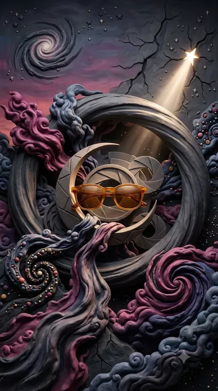 Cosmic Nebula Wave Clay Studios