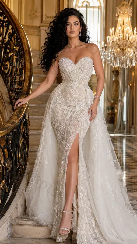 Elegant Bride Wedding Outfits