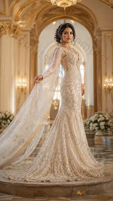 Elegant Bride Wedding Outfits