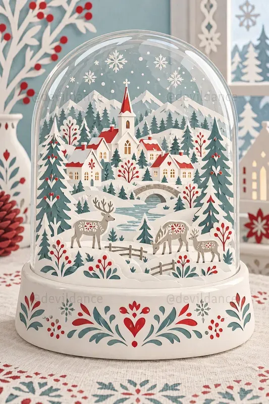 Pocket Winter Wonderland Keepsake Art