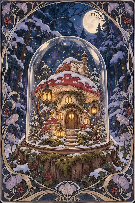 Pocket Winter Wonderland Keepsake Art