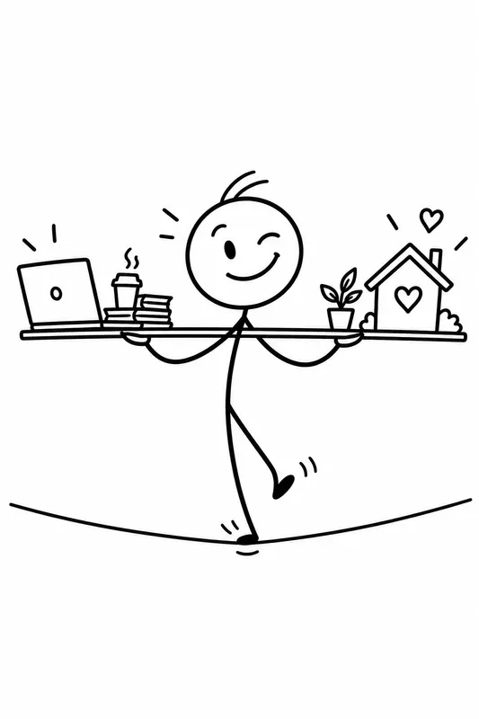 Minimalist Stick Figure Life Concepts