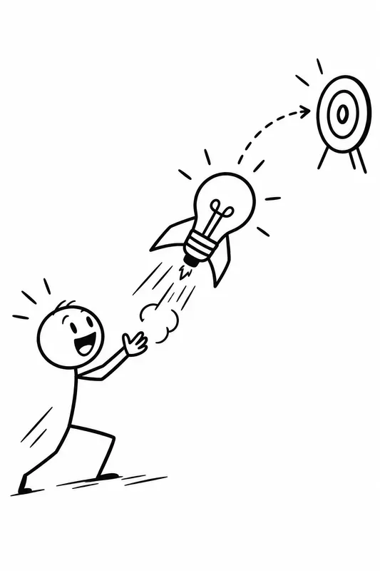Minimalist Stick Figure Life Concepts