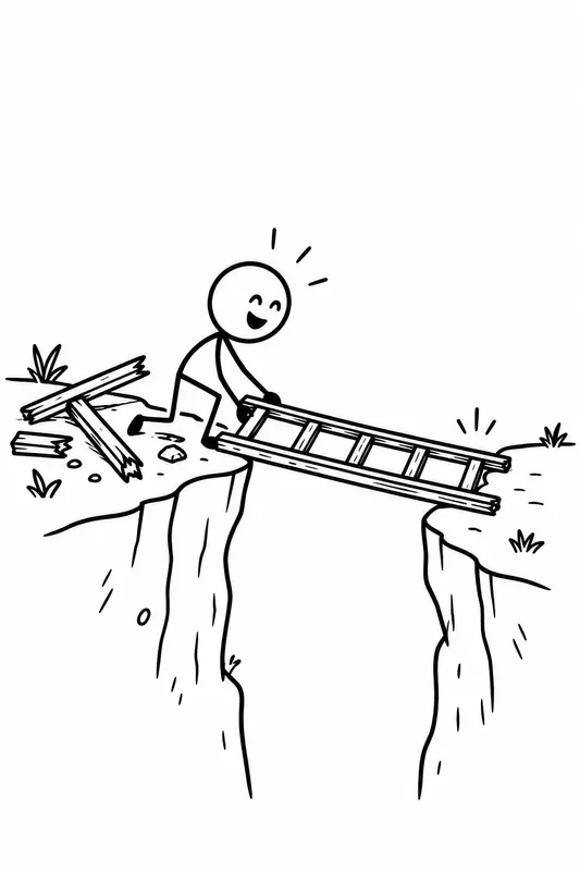 Minimalist Stick Figure Life Concepts